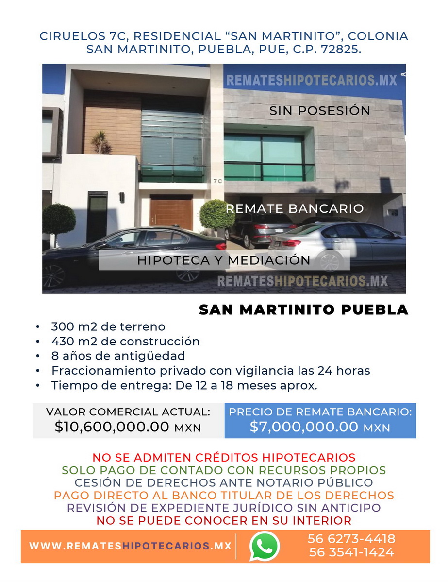 Casa Residencial San Martinito Puebla - 